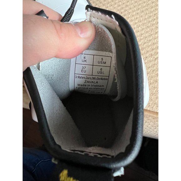 Dr. Marten White Patent Leaver Zavala Boots - Size 7 - NWOT - Picture 7 of 7